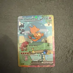 Bubble Charizard Pokemon Card Display Art Card (Fan Art) - Image 1