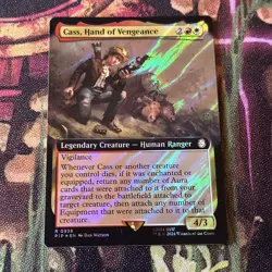 Cass, Hand Of Vengeance Extended Art Surge Foil, UB: Fallout, Mtg Single, R 0938 - Image 1