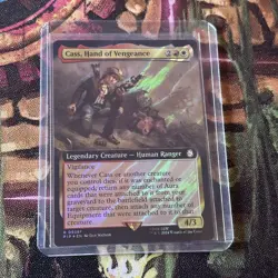 Cass, Hand Of Vengeance Extended Art Surge Foil, UB: Fallout, Mtg Single, R 0938 - Image 2