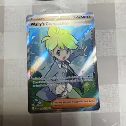 Pokemon TCG Wally's Compassion 176/132 Mega Evolutions Holo Ultra Rare - Image 1