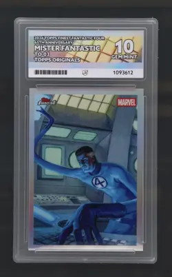 2026 Topps Finest Fantastic Four Original Art Mister Fantastic ACE 10 Gem Mint - Image 1