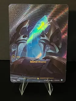 MIND RUNE - ALT ART - RIFTBOUND: UNLEASHED - R03a FOIL SHOWCASE ENGLISH! - Image 1