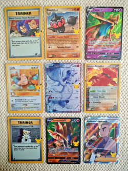 Pokemon Celebrations 9x Card Lot Rare Cards, Reshiram 113/114, Cleffa + More NM - Image 1