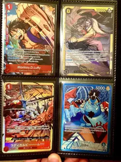 One Piece Binder Collection Lot 160 Cards Alt Art SR R P AA Mixed Sets O G2U - Image 2