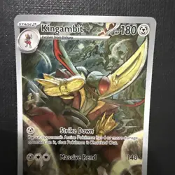 Kingambit 130 - Pokemon TCG - Scarlet and Violet Black Star Promo Card - M/NM - Image 3