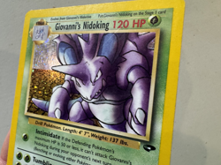 Pokemon Card Giovanni's Nidoking 7/132 Gym Challenge Holo - Image 5