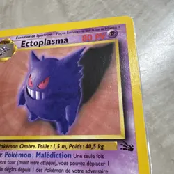 Ectoplasma 20/62 Fossil Non-Holo Rare French 1st Edition Gengar Card - Image 3