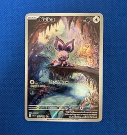 Noibat 169/159 Sv09 Journey Together Illustration Rare Full Art Holo Pokemon - Image 1
