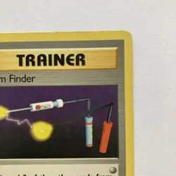 Item Finder 74/102 Rare Base Set Unlimited WOTC Pokemon TCG - Damaged Card Back - Image 3