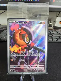 Pokemon Card Charcadet Pokemon Center Sealed Promo MEP 022 - Phantasmal Flames - Image 1