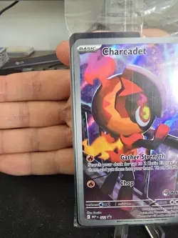 Pokemon Card Charcadet Pokemon Center Sealed Promo MEP 022 - Phantasmal Flames - Image 3