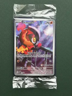 Pokemon Card Charcadet Pokemon Center Sealed Promo MEP 022 - Phantasmal Flames - Image 1