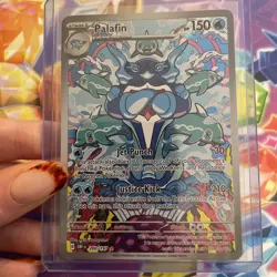 Pokemon TCG Palafin Sv03: Obsidian Flames Holo Illustration Rare Card 200/197 - Image 2