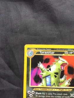 Pokemon Cards: Neo Discovery Rare: Tyranitar 31/75 - Image 2