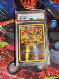 Charizard 11/108 Evolutions Reverse Holo PSA 7 Pokemon Card XY - Image 1