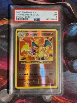 Charizard 11/108 Evolutions Reverse Holo PSA 7 Pokemon Card XY - Image 2