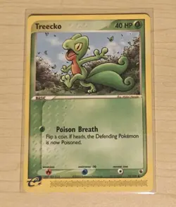 Pokemon TCG Treecko 75/109 Ruby and Sapphire Regular LP+ Card - Image 1