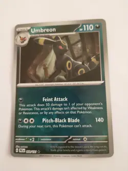 Pokemon Prismatic Evolutions Umbreon Poke Ball Pattern 059/131 English Card LP - Image 1