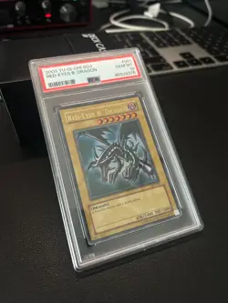 YUGIOH Red Eyes Black Dragon SDJ PSA 10 - Image 1