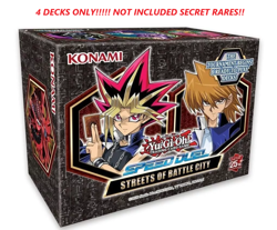 Yugioh TCG 2023 Speed Duel GX Streets of Battle City (4 DECKs ONLY) Box NEW - Image 1