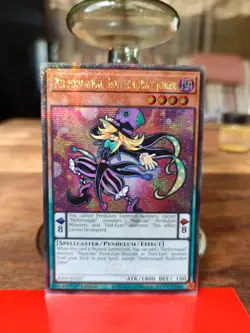 Yugioh Performapal Skullcrobat Joker RA04 EN257 Quarter Century Rare 1st ED - Image 1