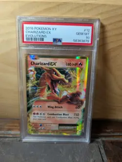 PSA 10 GEM MINT Charizard EX XY EVOLUTIONS 12/108 HOLO RARE Pokemon Card - Image 1