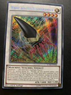 Yugioh! Waffe aus der Waffenkammer Secret Rare - LC5D-DE034 1. Auflage - Deutsch - Image 1