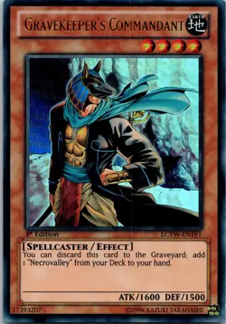 Yugioh Gravekeeper's Commandant LCYW-EN191 1st Edition Ultra Rare NM - Image 1