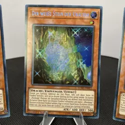 Yugioh Der Weiße Stein Der Uralten LCKC-DE011 1. Auflage Secret Rare Playset - Image 2