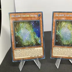 Yugioh Der Weiße Stein Der Uralten LCKC-DE011 1. Auflage Secret Rare Playset - Image 3