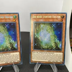 Yugioh Der Weiße Stein Der Uralten LCKC-DE011 1. Auflage Secret Rare Playset - Image 4
