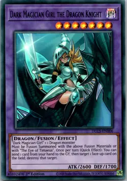 Yugioh Dark Magician Girl the Dragon Knight (Purple) DLCS-EN006 1st Ed Ultra NM - Image 1