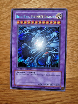 Yu-Gi-Oh Blue-Eyes Ultimate Dragon Secret Rare JMP-EN005 English Promo - Image 1