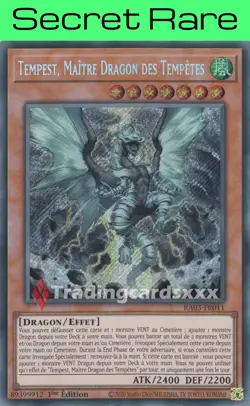 Yu-Gi-Oh! Tempest, Maitre Dragon des Tempetes : SE RA03-FR011 - Image 1