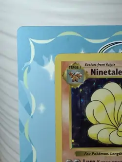 Wizards of the Coast Base Set Shadowless 1999 Ninetales 12/102 Holo Rare 80 HP - Image 4