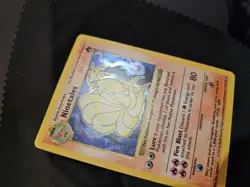 Shadowless Ninetales 012/102 Base Set Holo Vintage MP - Image 5