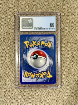 Pokemon TCG Ninetales Base Set Holo Rare Blue Label CGC 5.5 Shadowless - Image 2