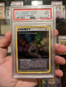 Pokemon Card 2003 PSA 9 MULTI ENERGY WINNER 93/100 Cosmo Holo E-League Sandstorm - Image 1