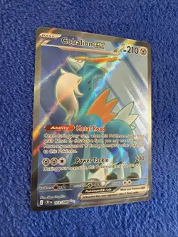 Pokemon Cobalion ex 103/086 Chaos Rising Full Art Ultra Rare Near Mint - Image 2