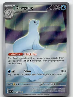 DEWGONG 097/094 ILLUSTRATION RARE PHANTASMAL FLAMES POKEMON NEAR MINT - Image 2