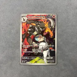 Team Rocket's Houndoom 191/182 Illustration Rare Destined Rivals Pokemon NM - Image 1