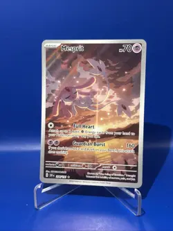 2024 Pokemon—Mesprit #204/191 Surging Sparks—Illustration Rare Foil - Image 1