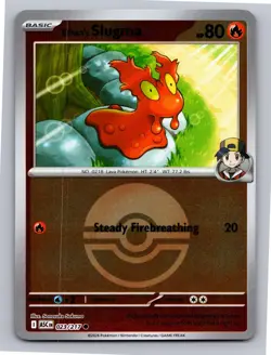 Ethan's Slugma (Poke Ball) 023/217 Ascended Heroes Pokemon Reverse Holo NM - Image 1