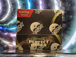 POKEMON TCG BRAND NEW FACTORY SEALED MEGA EVOLUTION: PERFECT ORDER BOOSTER BOX - Image 1