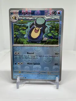 Pokemon Card Black Bolt Palpitoad Master Ball 020/086 NM - Image 1