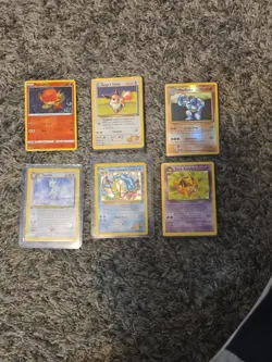 Vintage Pokemon Card Lot WOTC Holo Rare Misty's Gyarados Togetic Eevee Rocket" - Image 1