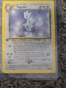 Vintage Pokemon Card Lot WOTC Holo Rare Misty's Gyarados Togetic Eevee Rocket" - Image 2