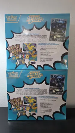Pokemon TCG Ascended Heroes ETB Elite Trainer Box - Lot Of 2 - Factory Sealed! - Image 2