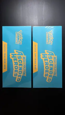 Pokemon TCG Ascended Heroes ETB Elite Trainer Box - Lot Of 2 - Factory Sealed! - Image 5