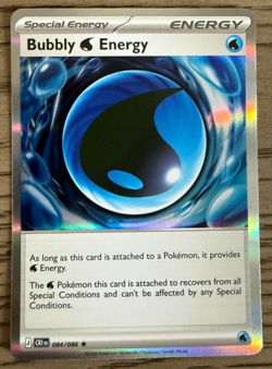 Pokemon Bubbly Water Energy Chaos Rising 84/86 Normal Holo Near Mint English - Image 1